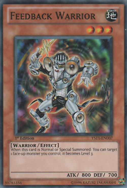 Feedbeck Warrior - YS11-EN007 - Common - 1st Edition - YuGiOh