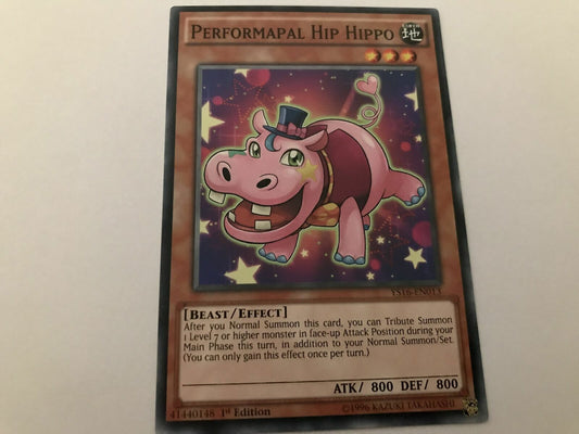 Performapal Hip Hippo - YS16-EN013 - Common - 1st Edition - YuGiOh