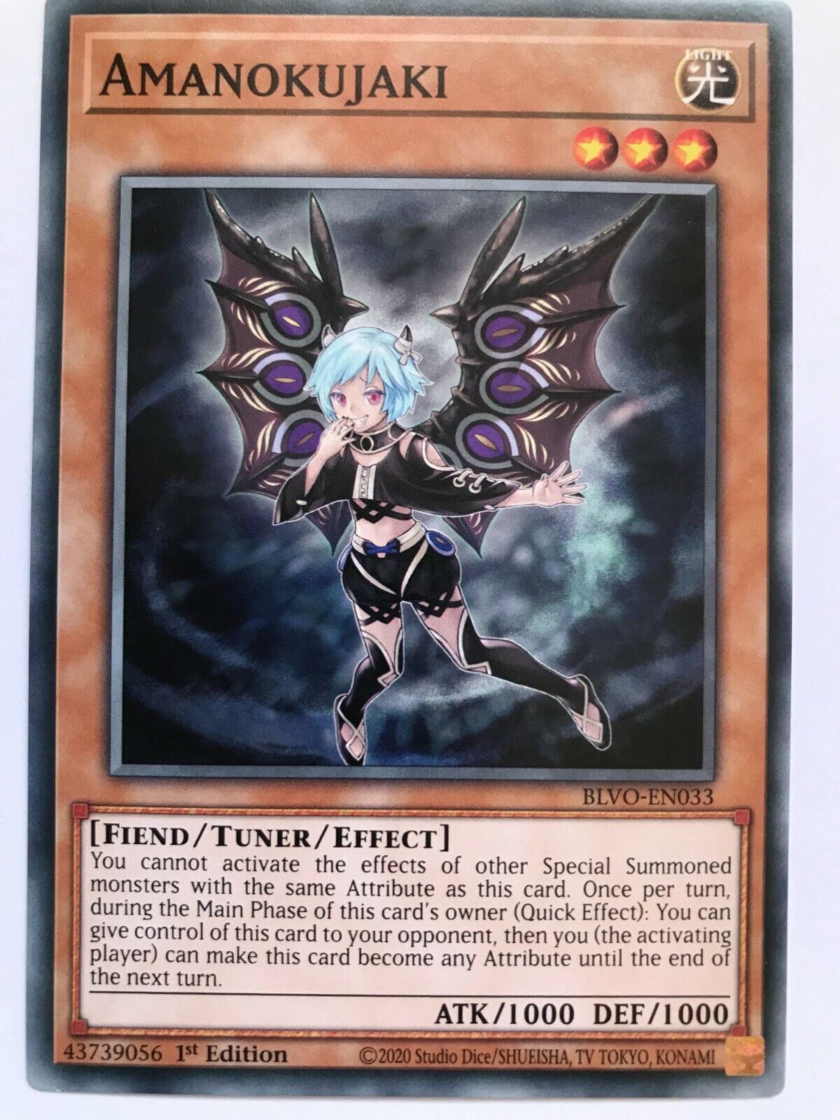 Amanokujaki - BLVO-EN033 - Common - 1st Edition - YuGiOh