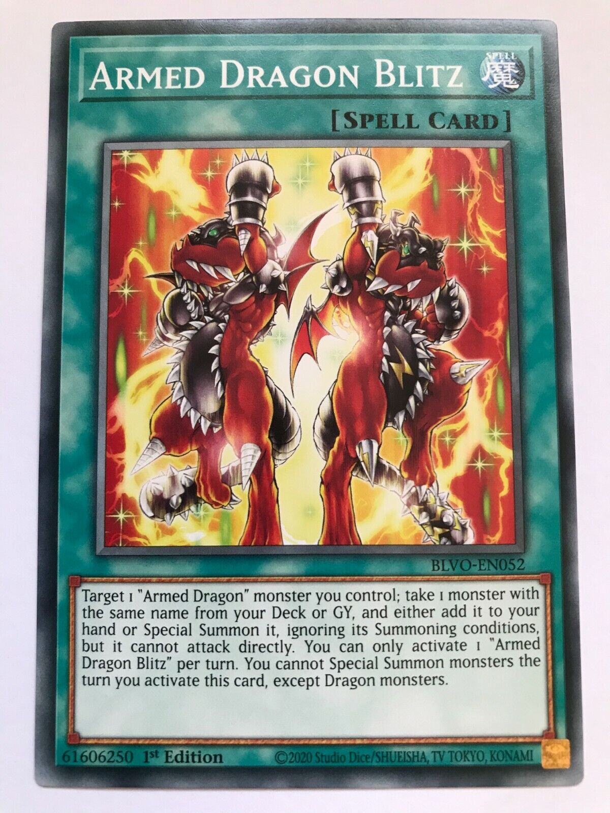 Armed Dragon Blitz - BLVO-EN052 - Common - 1st Edition - YuGiOh