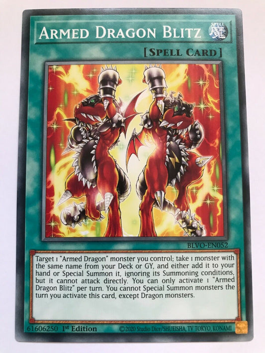 Armed Dragon Blitz - BLVO-EN052 - Common - 1st Edition - YuGiOh
