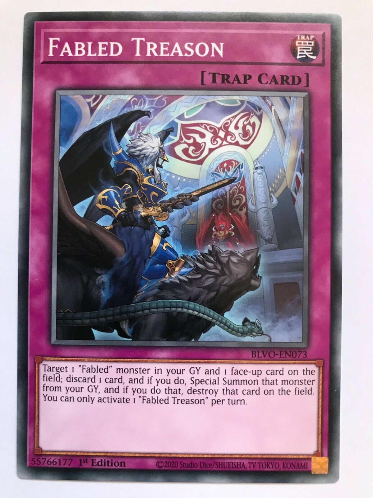 Fabled Treason - BLVO-EN073 - Common - 1st Edition - YuGiOh