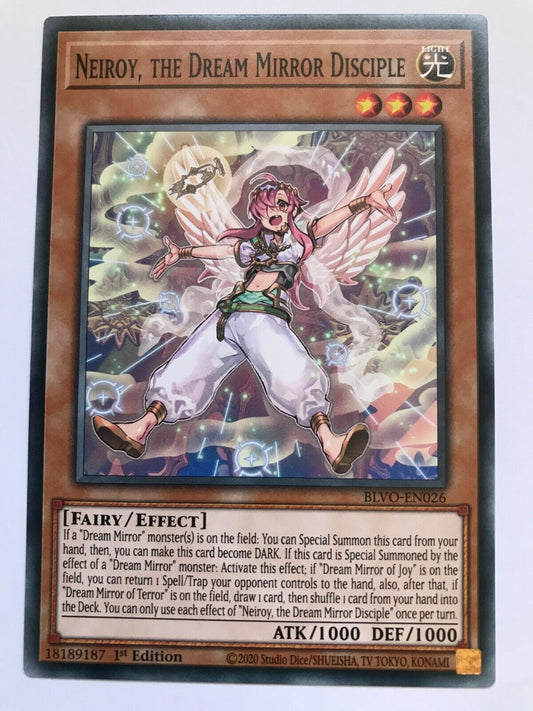 Neiroy, The Dream Mirror Disciple - BLVO-EN026 - Common - 1st Edition- YuGiOh
