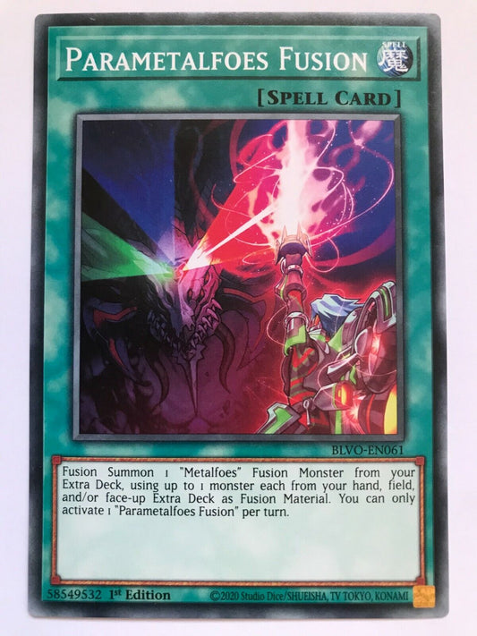 Parametalfoes Fusion - BLVO-EN061 - Common - 1st Edition - YuGiOh