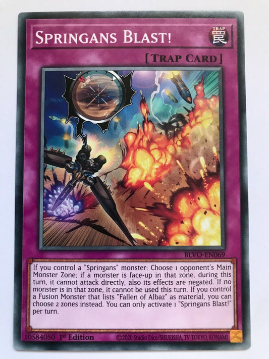 Springans Blast! - BLVO-EN069 - Common - 1st Edition - YuGiOh
