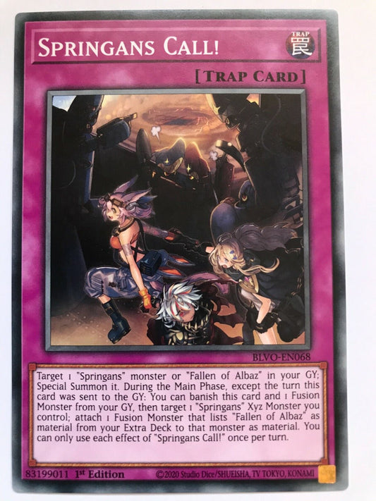 Springans Call! - BLVO-EN068 - Common - 1st Edition - YuGiOh