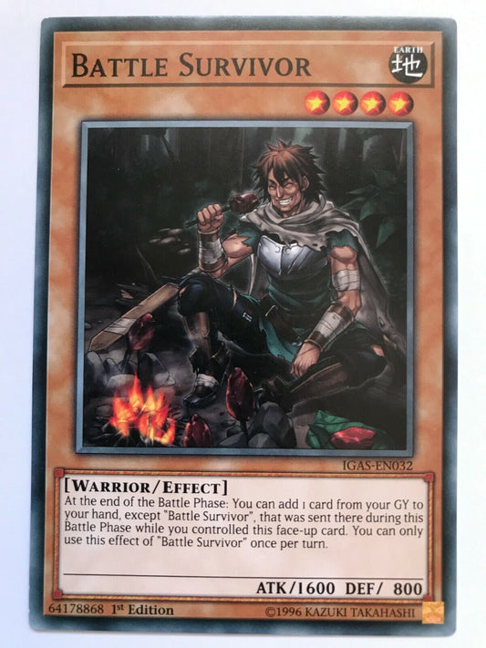 Battle Survivor - IGAS-EN032 - Common - 1st Edition - YuGiOh