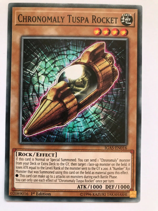 Chronomaly Tuspa Rocket - IGAS-EN016 - Common - 1st Edition  - YuGiOh