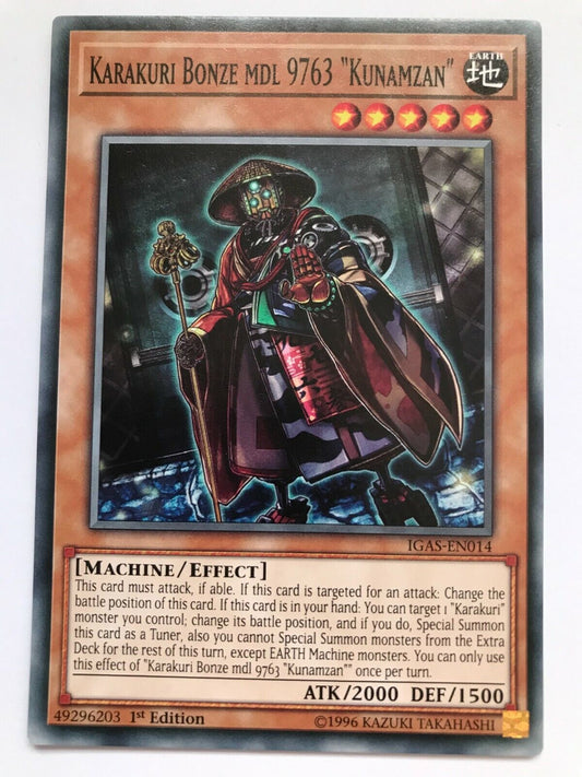 Karakuri Bonze MDL 9763 "Kunamzan" - IGAS-EN014 - Common - 1st Edition