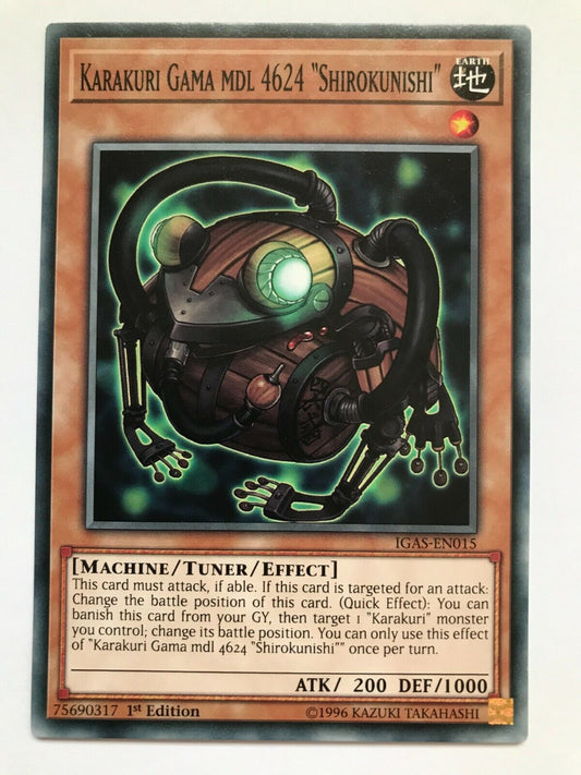 Karakuri Gama MDL 4624 "Shirokunishi" - IGAS-EN015 - Common - 1st Edition