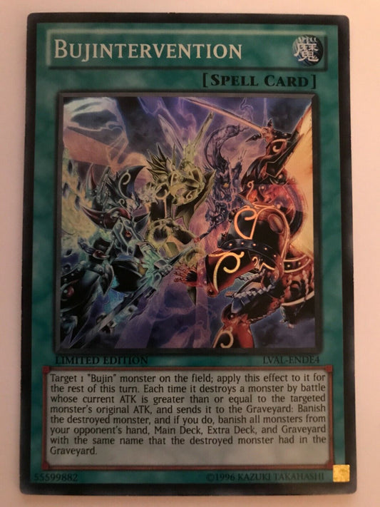 Bujintervention - LVAL-ENDE4 - Super Rare - Limited Edition - YuGiOh