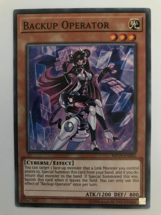 Backup Operator - MP19-EN002 - Common - Unlimited Edition - YuGiOh