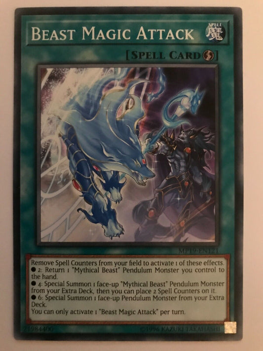 Beast Magic Attack - MP19-EN121 - Common - Unlimited Edition - YuGiOh