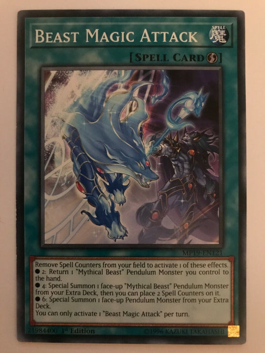 Beast Magic Attack - MP19-EN121 - Common - 1st Edition - YuGiOh