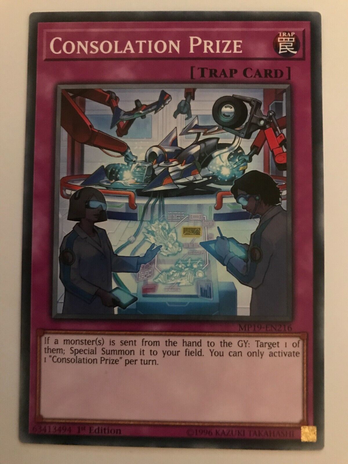 Consolation Prize - MP19-EN216 - Common - 1st Edition - YuGiOh