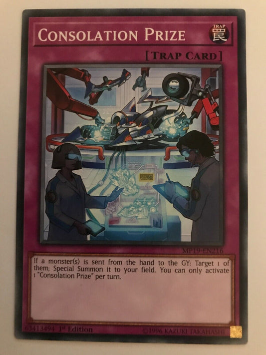 Consolation Prize - MP19-EN216 - Common - 1st Edition - YuGiOh