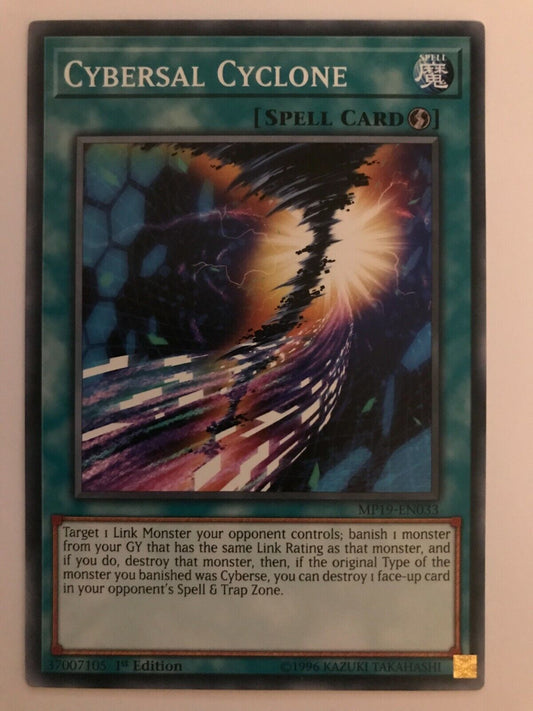 Cybersal Cyclone - MP19-EN033 - Common - 1st Edition - YuGiOh