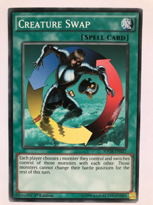 Creature Swap - SDGR-EN027 - Common - 1st Edition - YuGiOh