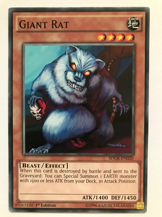 Giant Rat - SDGR-EN020 - Common - 1st Edition - YuGiOh