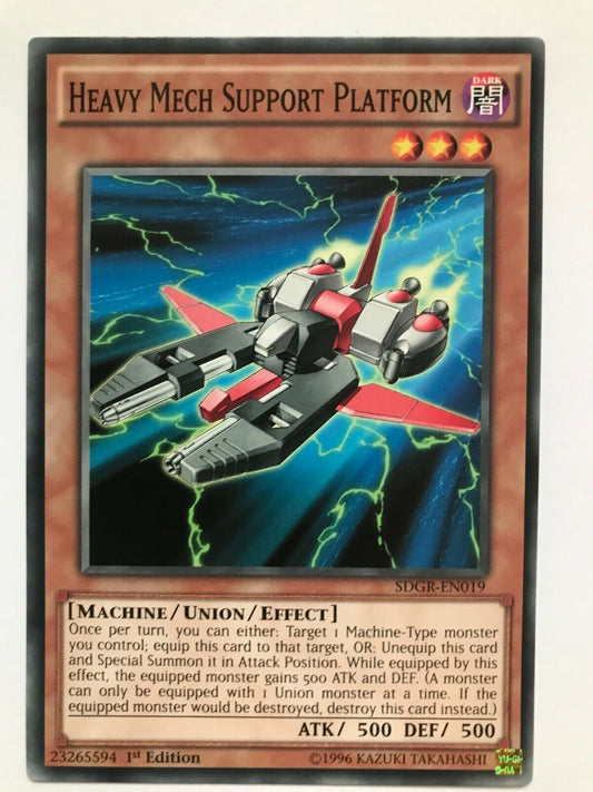 Heavy Mech Support Platform - SDGR-EN019 - Common - 1st Edition - YuGiOh