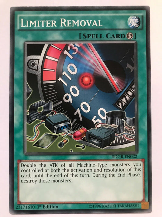 Limiter Removal - SDGR-EN022 - Common - 1st Edition - YuGiOh