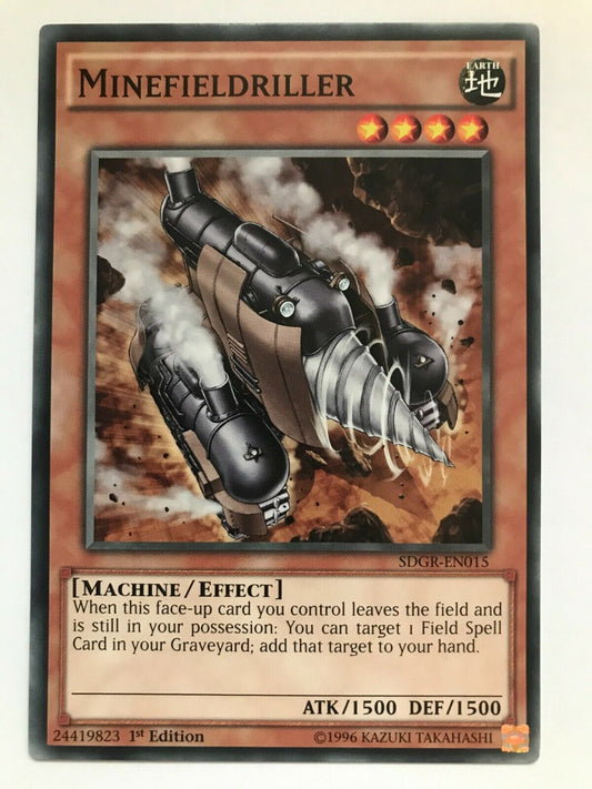 Minefieldriller - SDGR-EN015 - Common - 1st Edition - YuGiOh