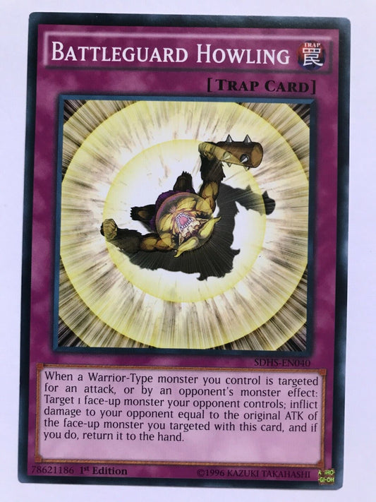 Battleguard Howling - SDHS-EN040 - Common - 1st Edition - YuGiOh