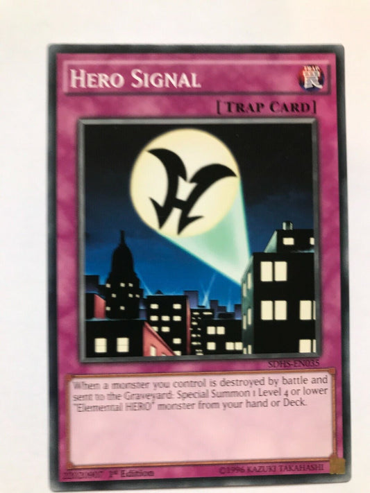 Hero Signal - SDHS-EN035 - Common - 1st Edition - YuGiOh