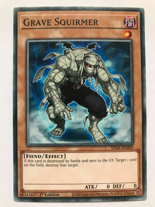 Grave Squirmer - SDSA-EN009 - Common - 1st Edition - YuGiOh
