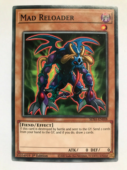 Mad Reloader - SDSA-EN008 - Common - 1st Edition - YuGiOh