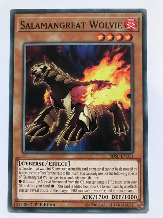 Salamangreat Wolvie - SDSB-EN011 - Common - 1st Edition - YuGiOh