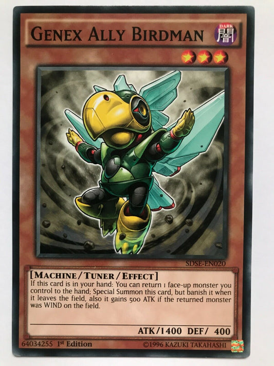 Genex Ally Birdman - SDSE-EN020 - Common - 1st Edition - YuGiOh