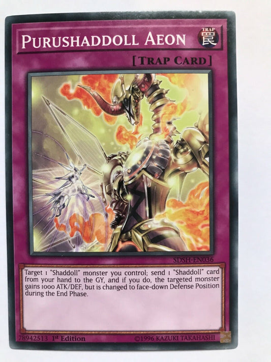 Purushaddoll Aeon - SDSH-EN036 - Common - 1st Edition - YuGiOh