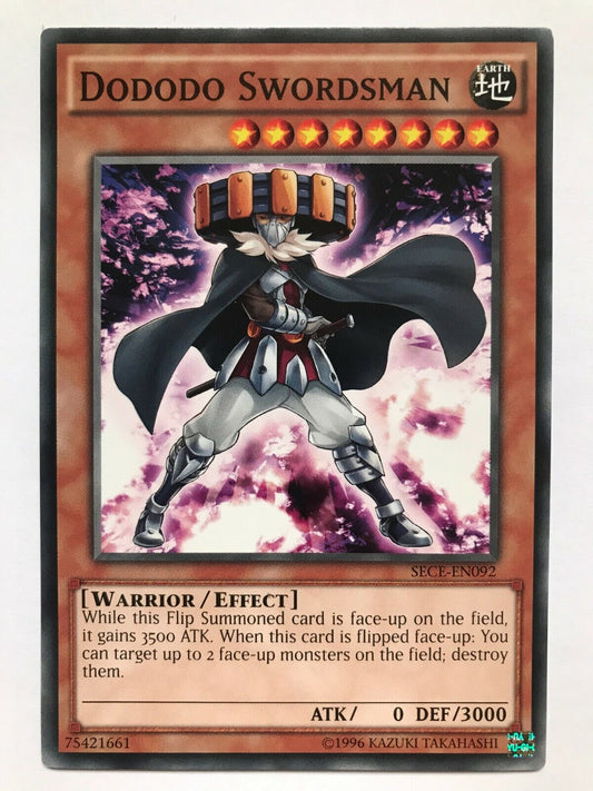 Dododo Swordsman - SECE-EN092 - Common - Unlimited Edition - YuGiOh