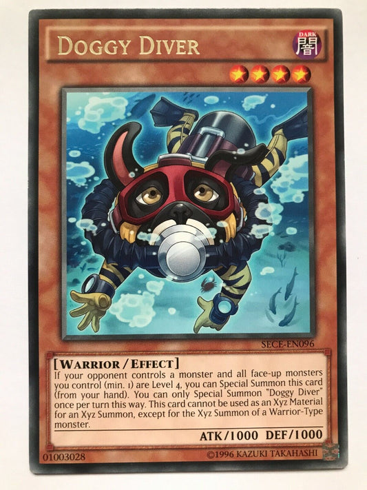 Doggy Diver - SECE-EN096 - Rare - Unlimited Edition - YuGiOh