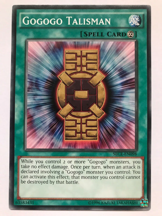 Gogogo Talisman - SECE-EN098 - Common - Unlimited Edition - YuGiOh