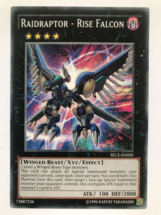 Raidraptor - Rise Falcon - SECE-EN050 - Common - Unlimited Edition - YuGiOh