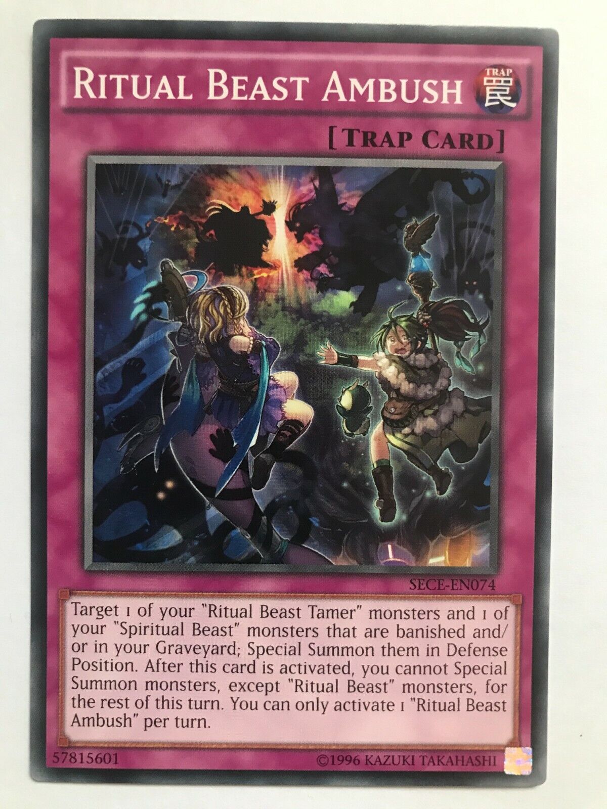 Ritual Beast Ambush - SECE-EN074 - Common - Unlimited Edition - YuGiOh