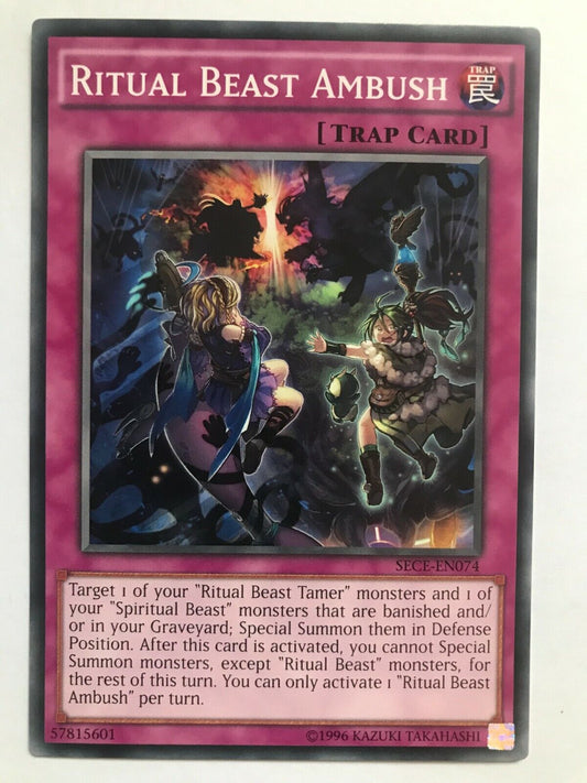 Ritual Beast Ambush - SECE-EN074 - Common - Unlimited Edition - YuGiOh