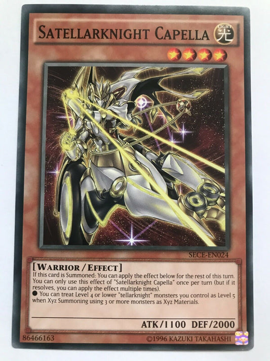 Satellarknight Capella - SECE-EN024 - Common - Unlimited Edition - YuGiOh