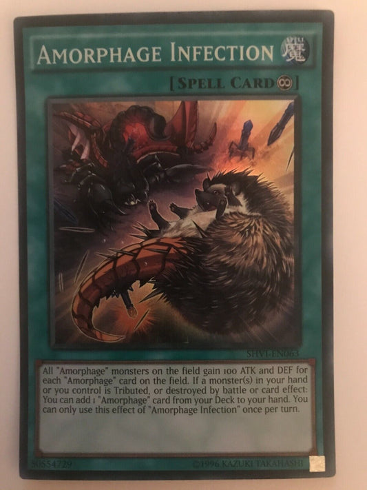Amorphage Infection - SHVI-EN063 - Super Rare - Unlimited Edition - YuGiOh
