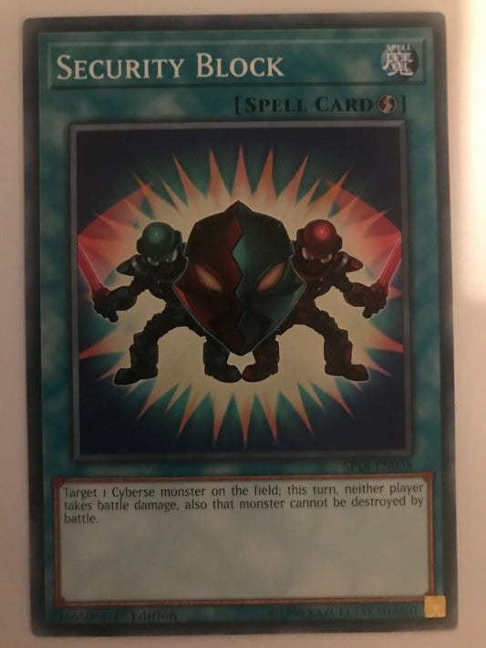 Security Block - SP18-EN038 - Common - 1st Edition - YuGiOh