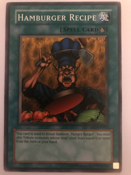 Hamburger Recipe - SRL-EN063 - Common - Unlimited Edition - YuGiOh