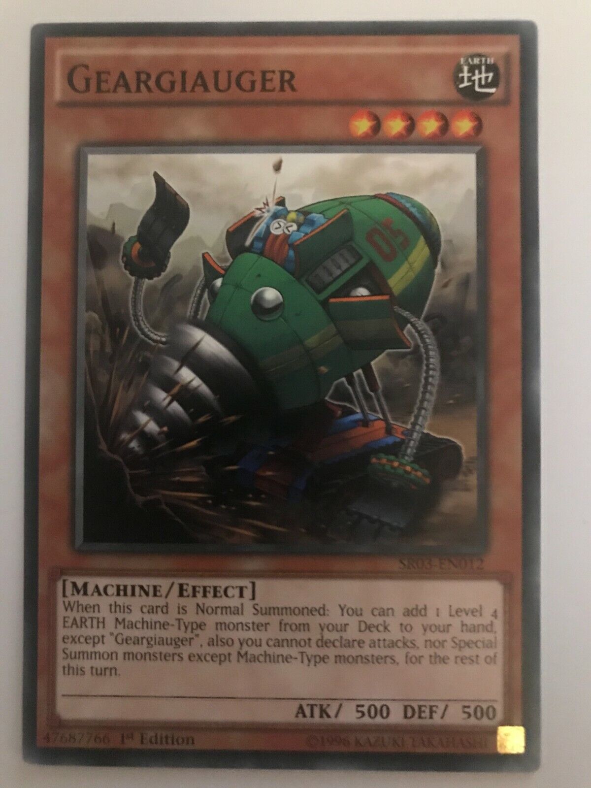 Geargiauger - SR03-EN012 - Common - 1st Edition - YuGiOh