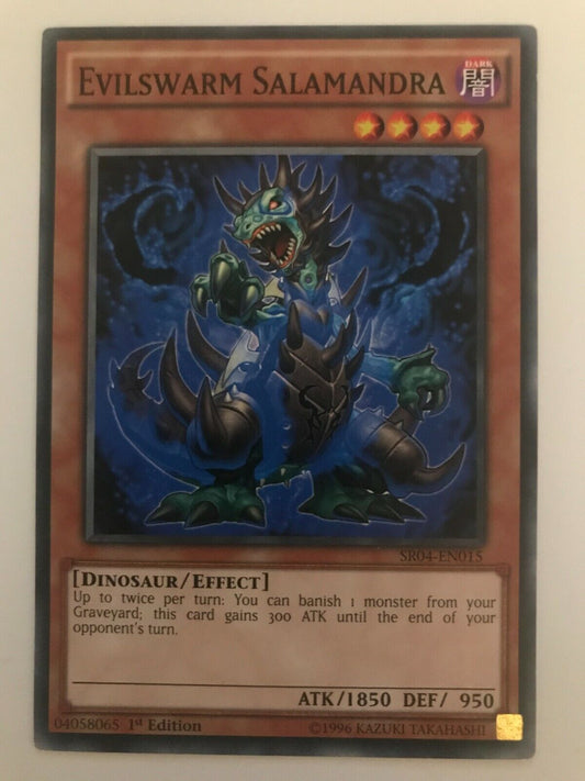 Evilswarm Salamandra - SR04-EN015 - Common - 1st Edition - YuGiOh