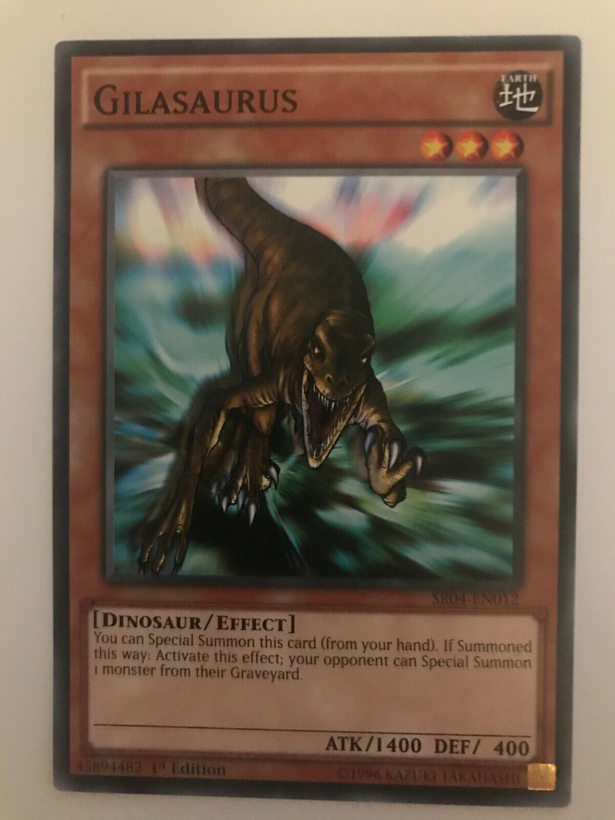 Gilasaurus - SR04-EN012 - Common - 1st Edition - YuGiOh