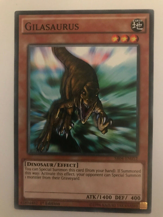 Gilasaurus - SR04-EN012 - Common - 1st Edition - YuGiOh