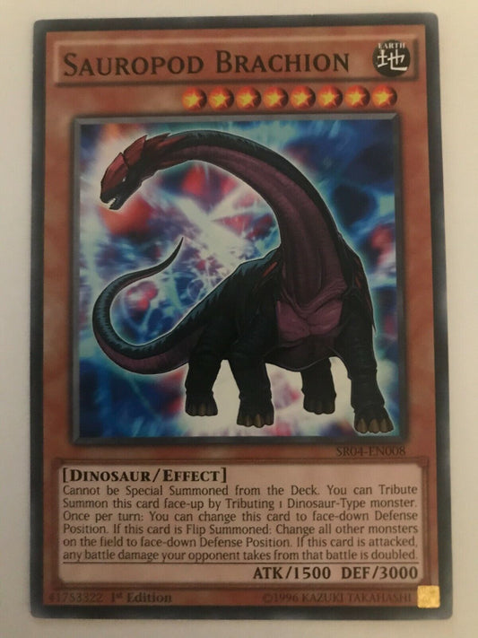 Sauropod Brachion - SR04-EN008 - Common - 1st Edition - YuGiOh