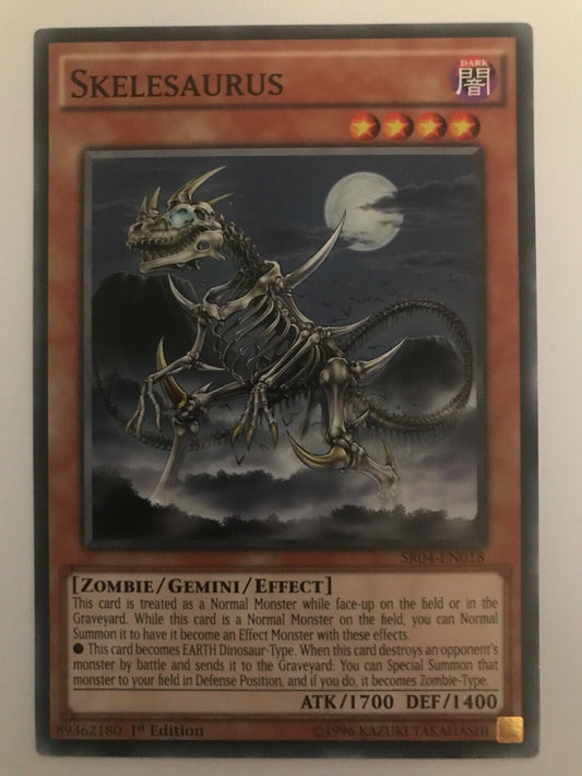 Skelesaurus - SR04-EN018 - Common - 1st Edition - YuGiOh