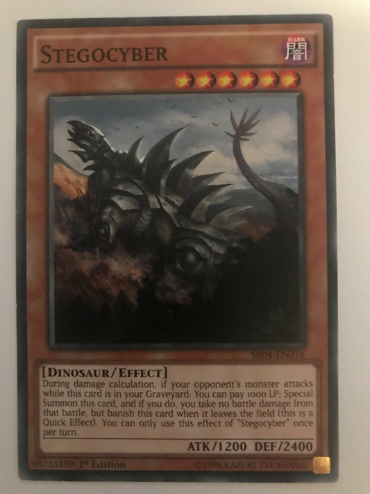 Stegocyber - SR04-EN016 - Common - 1st Edition - YuGiOh